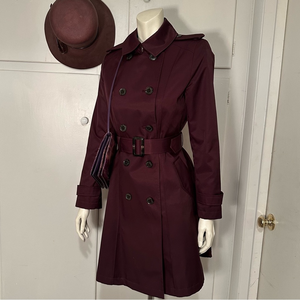 Lauren Ralph Lauren
Women's Belted Water-Resistant Trench Coat in Pinot Noir